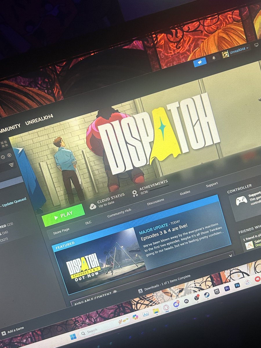 Jumping on board the Dispatch hype train this game looks so good!! Playing episode 1-4 LIVE NOW!!  (Link in Replies)