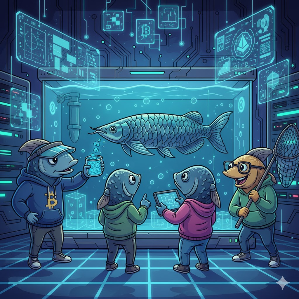 fishkeepercoin's tweet photo. @PumpfunNewsfeed It all started as a hobbyβ¦
Feeding from real life to blockchain
From taking care of fish, to taking care of a whole community π
Now itβs time to feed the holders π½οΈπΈ
#fishkeeper #memecoin #SolanaMemeCoin #pumpfun https://t.co/oORdddFh73
