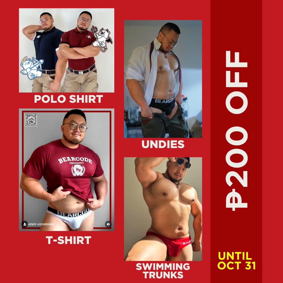 Bearcode_ph's tweet image. No tricks, just treats!
P200 off promo until oct31.
DM me for orders!