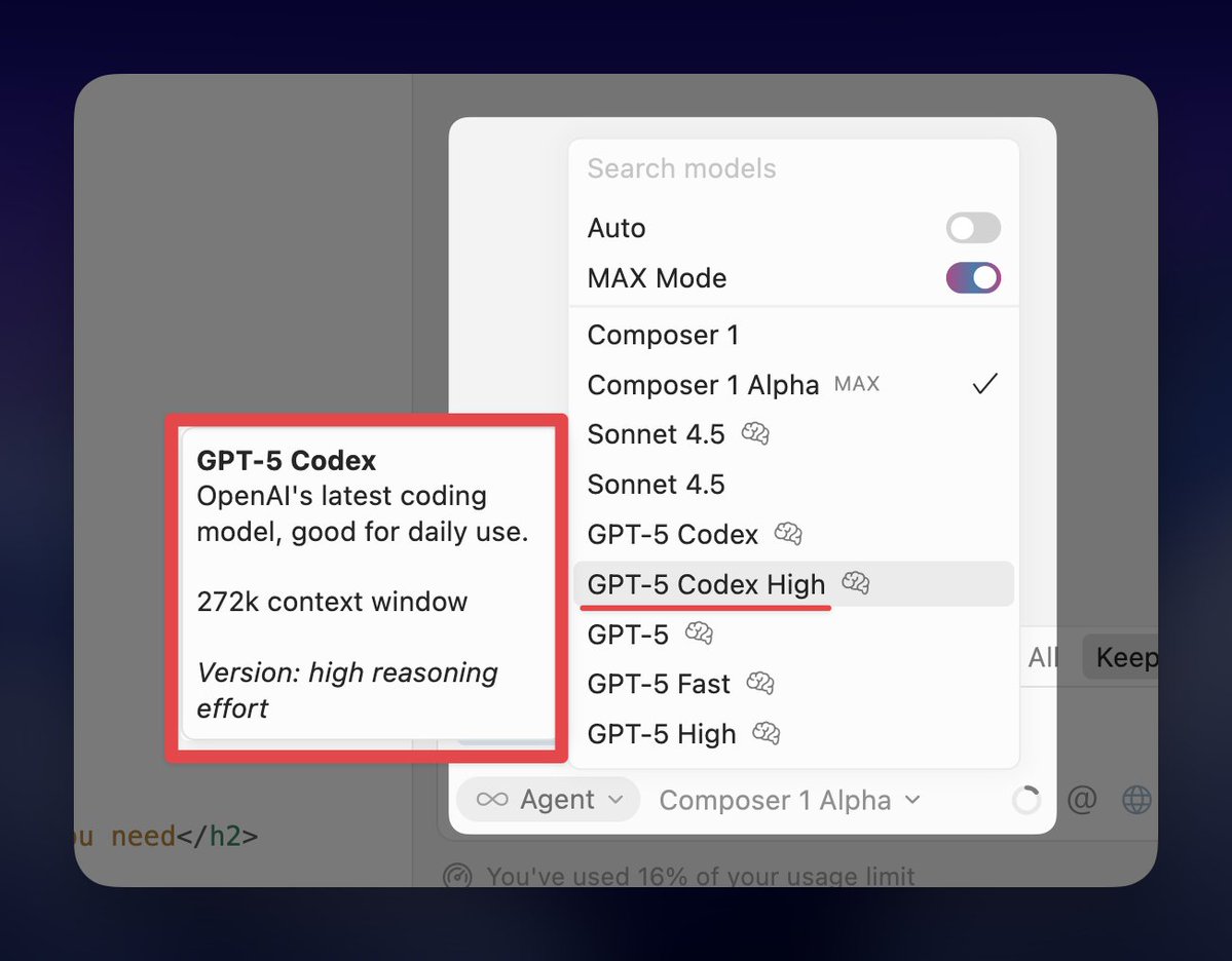 itsbyrobin's tweet image. Cursor 2.0 had something else nobody noticed... 👀