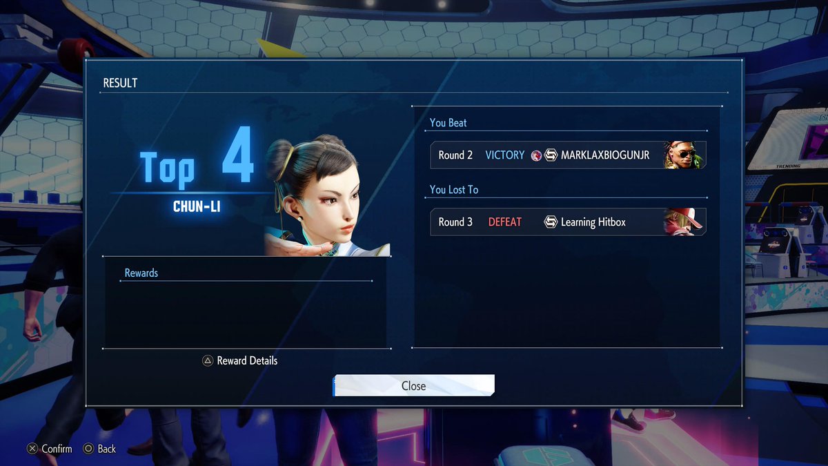 BlueFireR1's tweet image. New PB in street fighter tournament