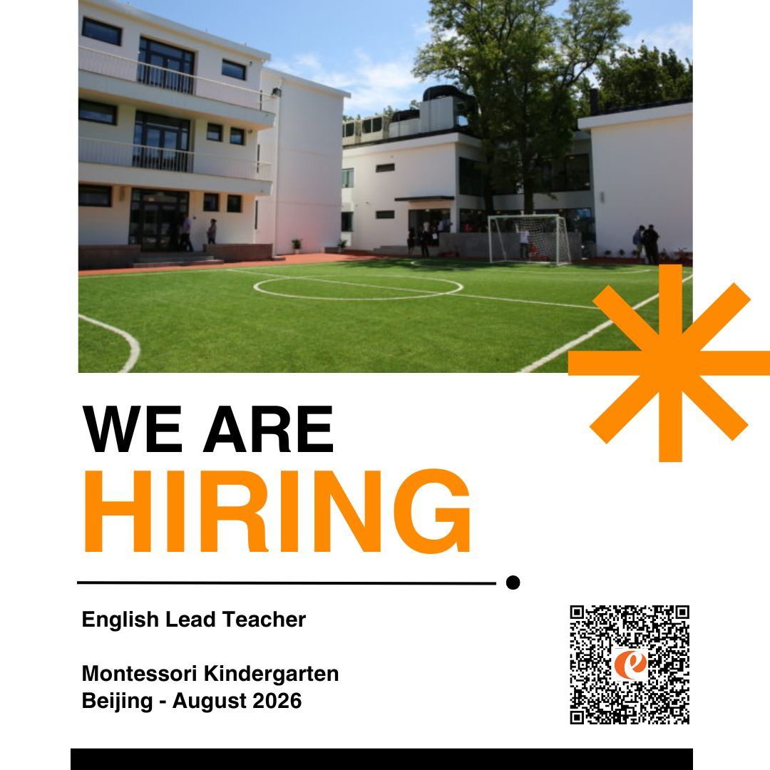 CGC_China's tweet photo. Beijing Chaoyang | Montessori Lead English Teacher (Fall 2026): lead a full-English, small-class environment, inspire joyful learning, and guide a collaborative team.

More info &amp; apply here - https://t.co/hqYUuLJT2i
#Beijing #Montessori #TeachingJobs https://t.co/W2Zj2lTgPg