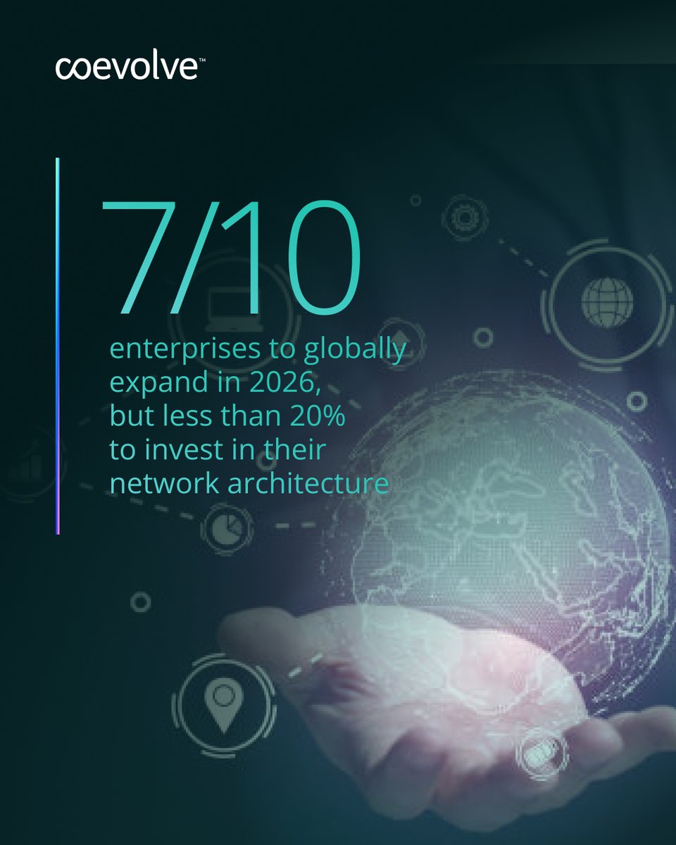 coevolvetech's tweet image. Our Global Business Connectivity Outlook Report reveals a surprising truth: despite its critical role, connectivity is often overlooked, and it’s costing businesses.

Download the report here: coevolve.com/global-connect…
#GlobalConnectivity #EnterpriseStrategy   #FutureofNetworking