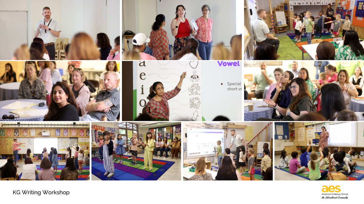 AESDelhi's tweet image. Our Kindergarten students were able to showcase parts of our Structured Literacy program.📚✨

Instruction focuses on combining movement, auditory, and visual cues to engage students in reading and writing foundational skills.

#AESDelhi #ElementarySchool #InternationalSchool #KG