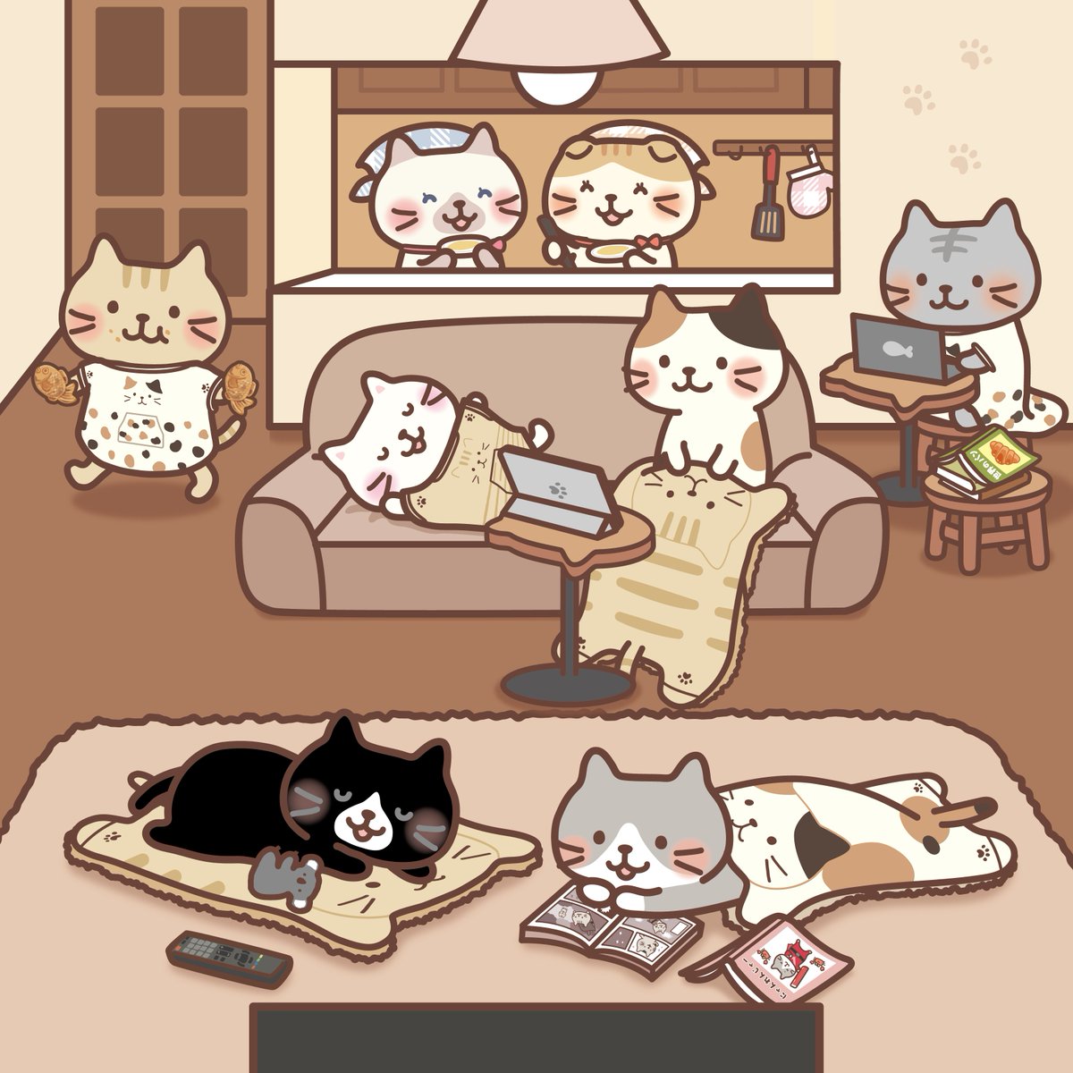 ふくふくにゃんこ　Fuku Fuku Nyanko 七福神 Fuku Fuku Nyanko(ふくふくにゃんこ) (@fukufuku_nyanko