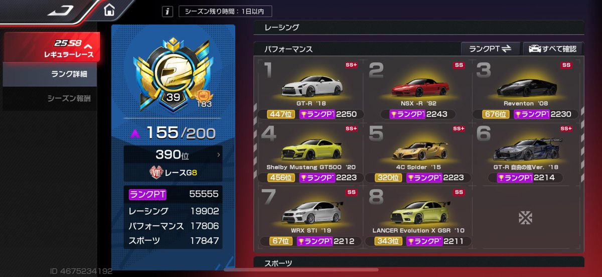 tk_21crown's tweet photo. 今シーズンはまさにレッドブルゲーやった笑
揃えたら普通に2300行ってたな😏
そこまでやり込む気はないけど笑
とりあえず戦績は前より良かったから
それで良し(^_^)ノ

#レーマス
#レーシングマスター https://t.co/k0PLKo9X86