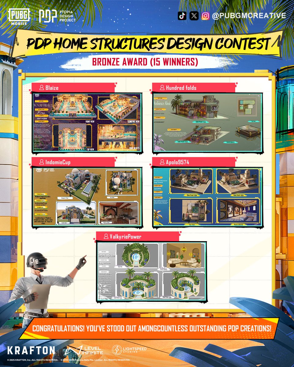 Where creativity meets craftsmanship! A standing ovation for this brilliantly designed structure – a true masterpiece of imagination.

#PUBGMPDPHOME390 
#PUBGMPDP390 
#PUBGMPDP