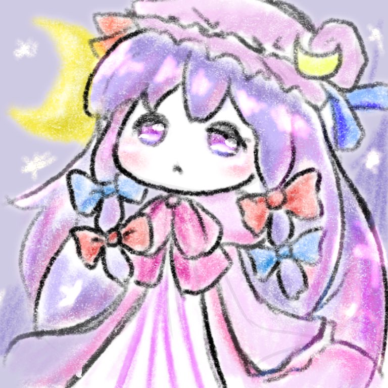 ( ¯꒳¯ )ᐝ🌙* :ﾟ(再掲)
#にっぴが作ったもの ＃パチュリーノーレッジ