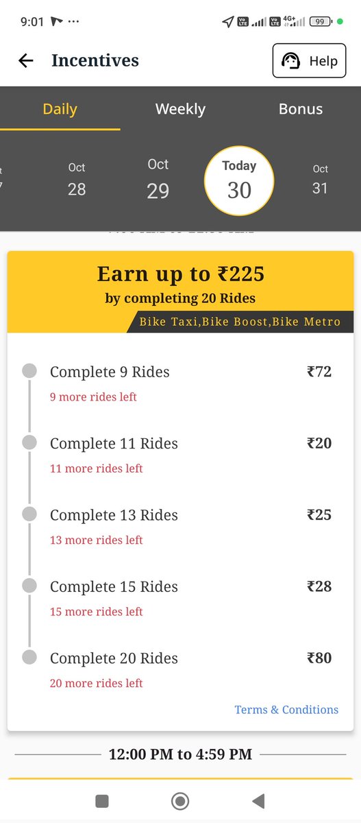 MaaazShaikh's tweet photo. @rapidobikeapp aisa incentive structure dene se acha band karde incentive https://t.co/7pZ9bFL7Ga