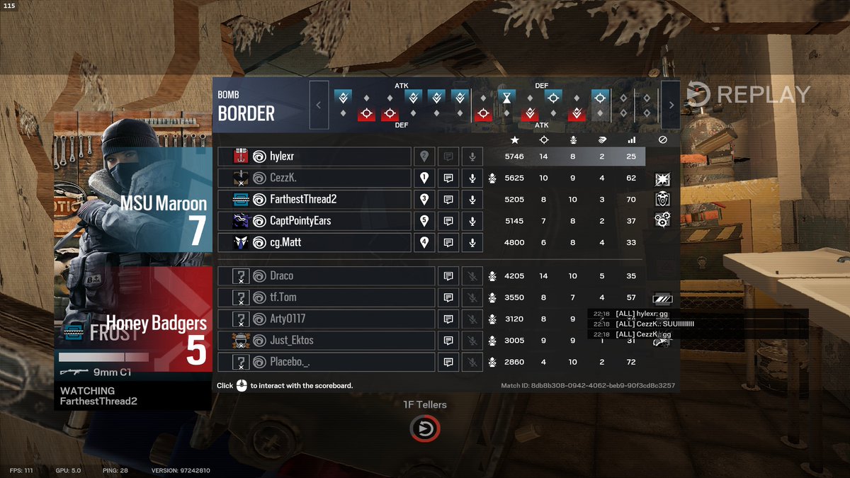 Marchi_R6's tweet photo. GG's to UTEP, good game back after having to FF last week from someone going blind that night. https://t.co/Qr8CYwktq3