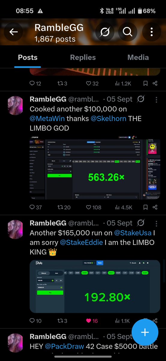 rohitTHE_editor's tweet image. Yo @ramblegg fake-money, retarded scammer.
He streams for @shufflecom @MetaWin @betboltcom
He has owed me $150 for my work for the last 6-7 months and showing fake loadup wins on social media.
He calls himself the limbo king,
dice king dick king 🤣🤣
a complete, retarded beggar