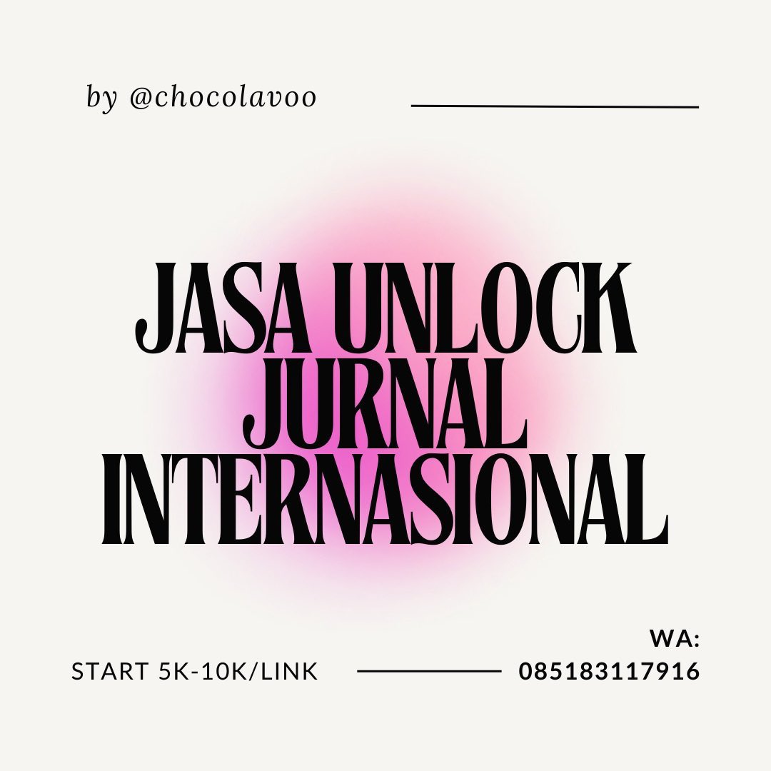🍩 Joki Tugas Kesehatan Gizi Unlock Jurnal E-Book tweet media
