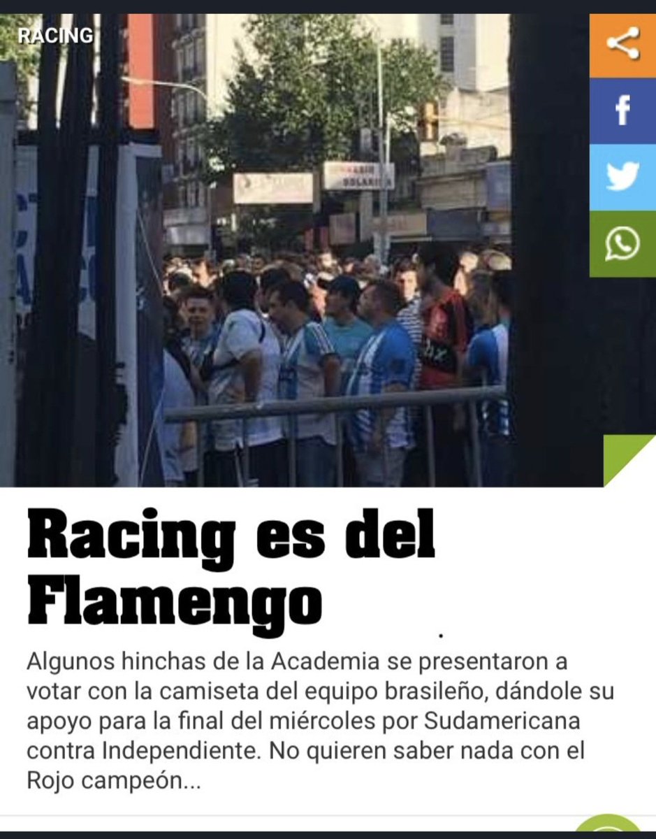 MediosRojos's tweet photo. @RacingClub https://t.co/OPB2afG1vJ