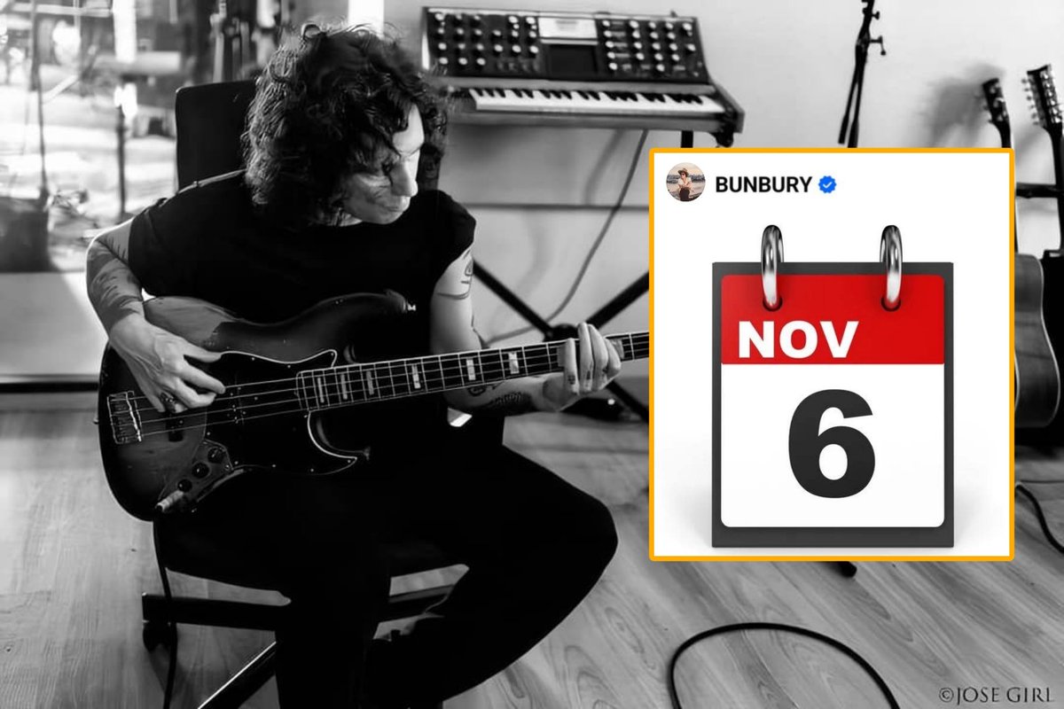 bunburyuniverso's tweet photo. ⏰️ TIC TAC TIC TAC. .... 💣

El próximo 6 noviembre habrán nuevas noticias 

#EnriqueBunbury #BunburyNews https://t.co/xBeOC6SbsN