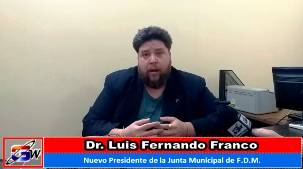 Fernando de la Mora: Luis Fernando Franco asume la presidencia de la Junta Municipal con apoyo colorado. gacetaweb.com/2025/10/fernan…