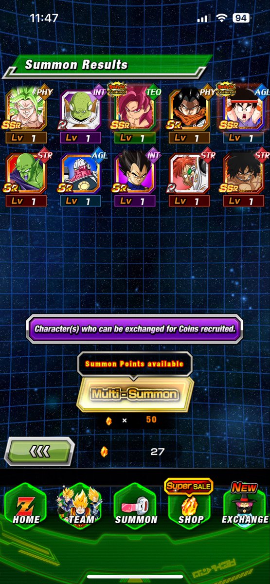 BoHumphrey14's tweet photo. @DokkanAssets My first and only summon https://t.co/Eox0yVAbMc