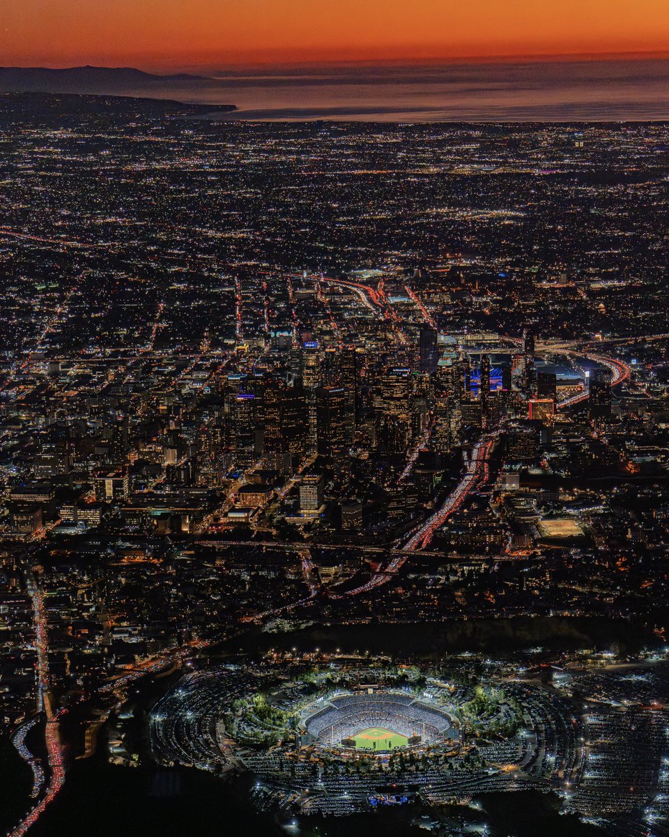 Los Angeles Dodgers Aerial Photography tweet media