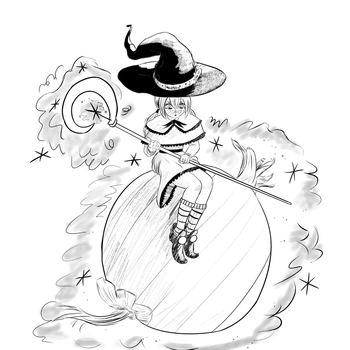 MidKidArts's tweet image. #inktober2025 27: Onion