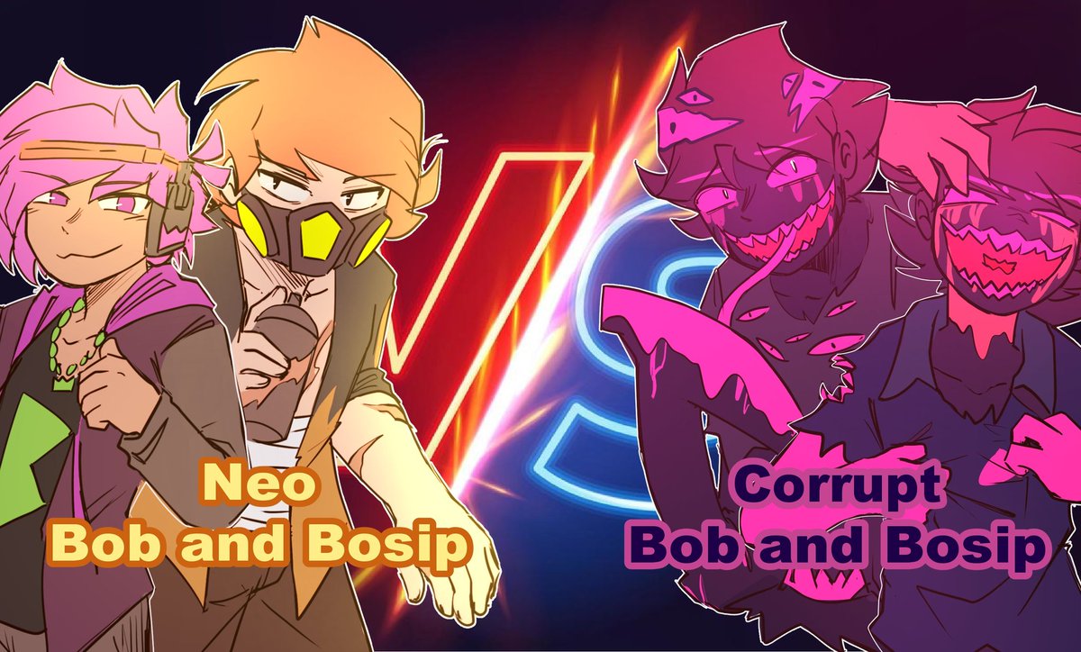 riaa_rt's tweet photo. ROUND 2!

NEO BNB VS CORRUPT BNB

You will have 3 days to vote just like the previous round :D

Vote here! https://t.co/Rj5MLq3vrv

#bobandbosip #bobandbosipfanart #bnb2025 https://t.co/AYOiPSyf8k