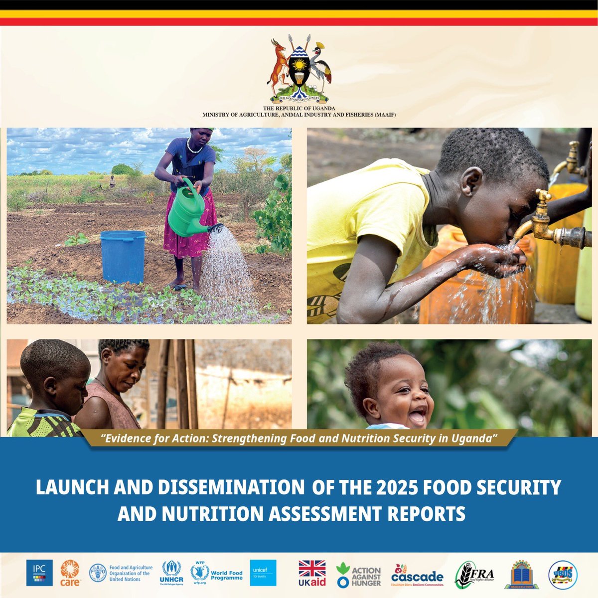 The findings highlight progress — but also the urgent need for continued investment to tackle malnutrition, especially in refugee-hosting areas &amp; regions most affected by food insecurity.

#EveryChild deserves the right start in life. 

#InvestInUGchildren #FSNA2025 #Foodsecurity