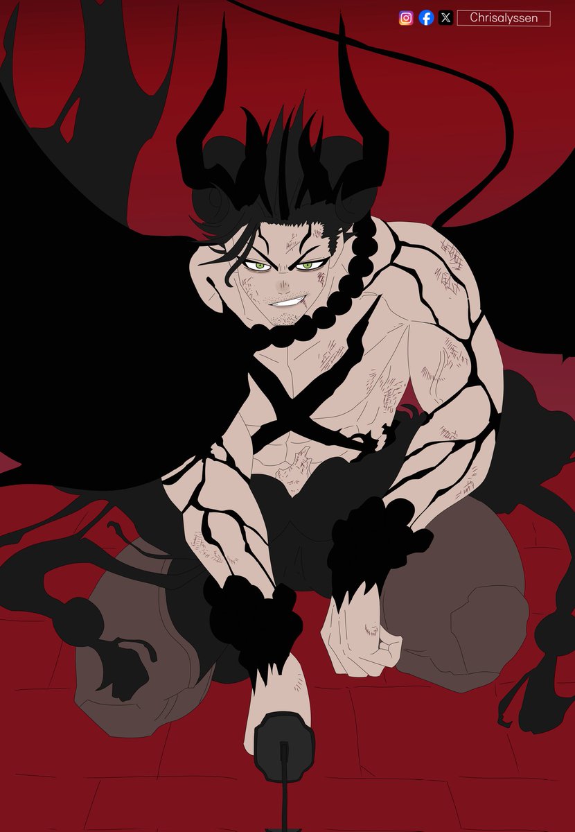 Chrisalyssen's tweet photo. Yami Sukehiro is Peak in Black Clover. New coloring of manga panel.

#ブラッククローバー #BCspoilers #BlackClover #Yamisukehiro #Blackcloverfanart #mangacoloring https://t.co/oVZ3LSH4wA