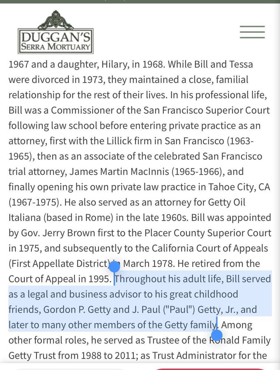 That video of Gavin Newsom was funny, so I pulled up his father’s obituary.

His dad was a BOSS. 

For Gavin to act like this man was a neglectful father shows his extreme sociopathy.
