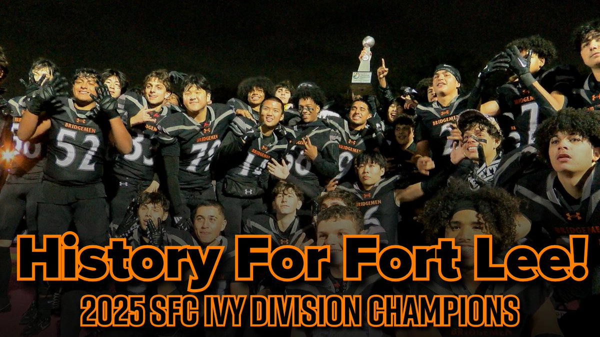 "Instead of being history, you are history."

Luke Senatore and his fellow Fort Lee teammates capped off a perfect 2025 season Wednesday night with a thrilling win to secure the SFC's Ivy Division championship. 

Watch the FULL highlights + reaction ⬇️

📽️:
