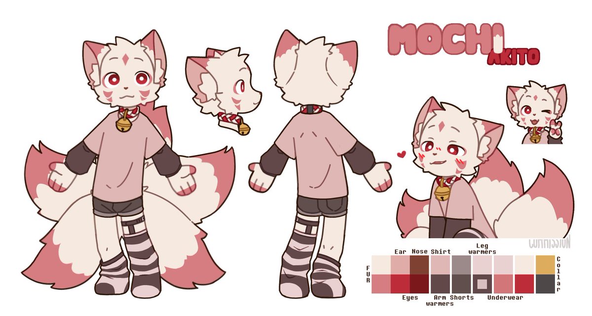 Kemohelper Mochi! A kitsune named Akito 🦊