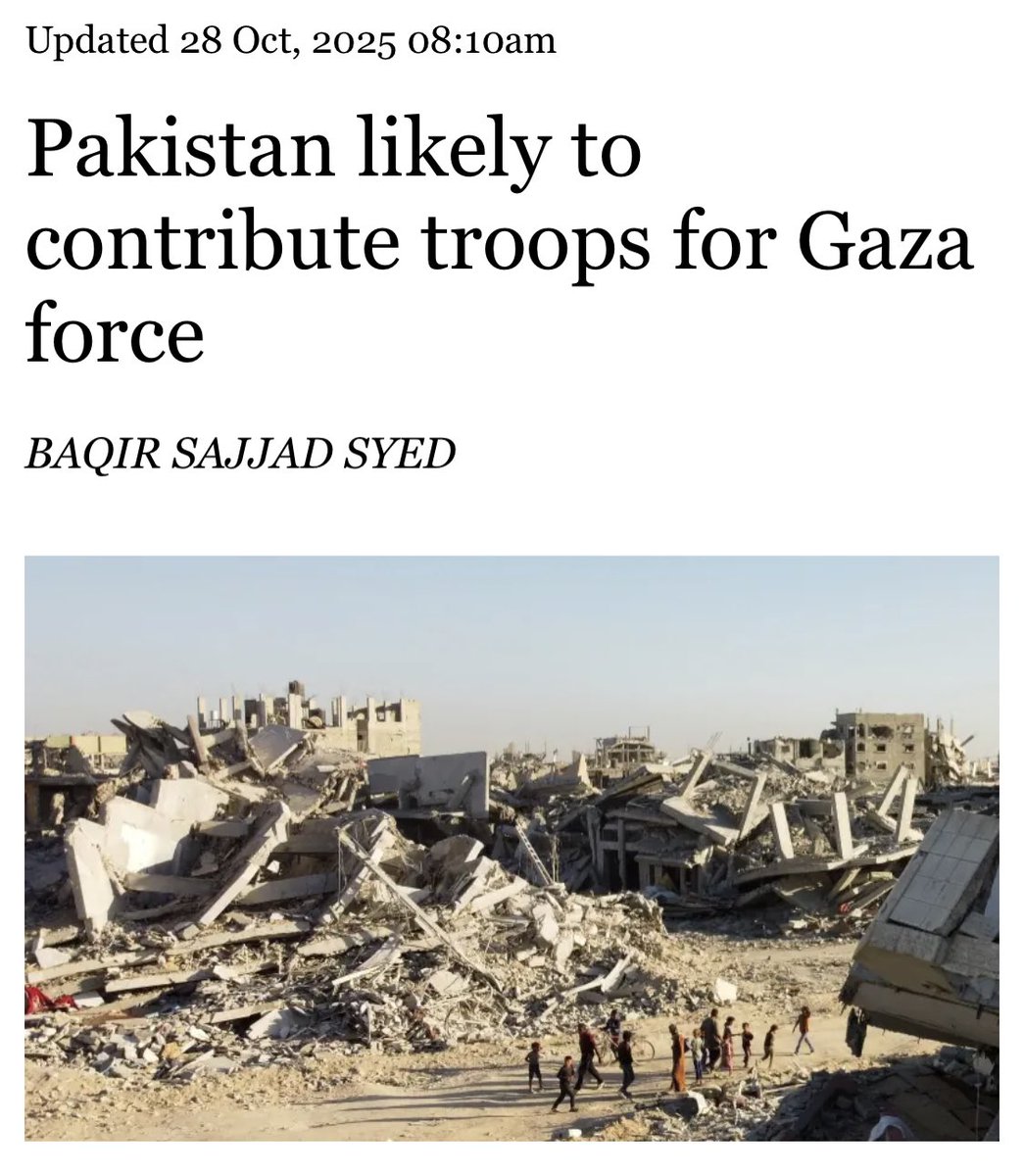 Sounds like a terrible idea (given history) unless they’d simply be there to protect civilians. Any direct involvement in disarming Hamas is a quick way to farm distrust internally and internationally just to fulfill our client state duties to the US.