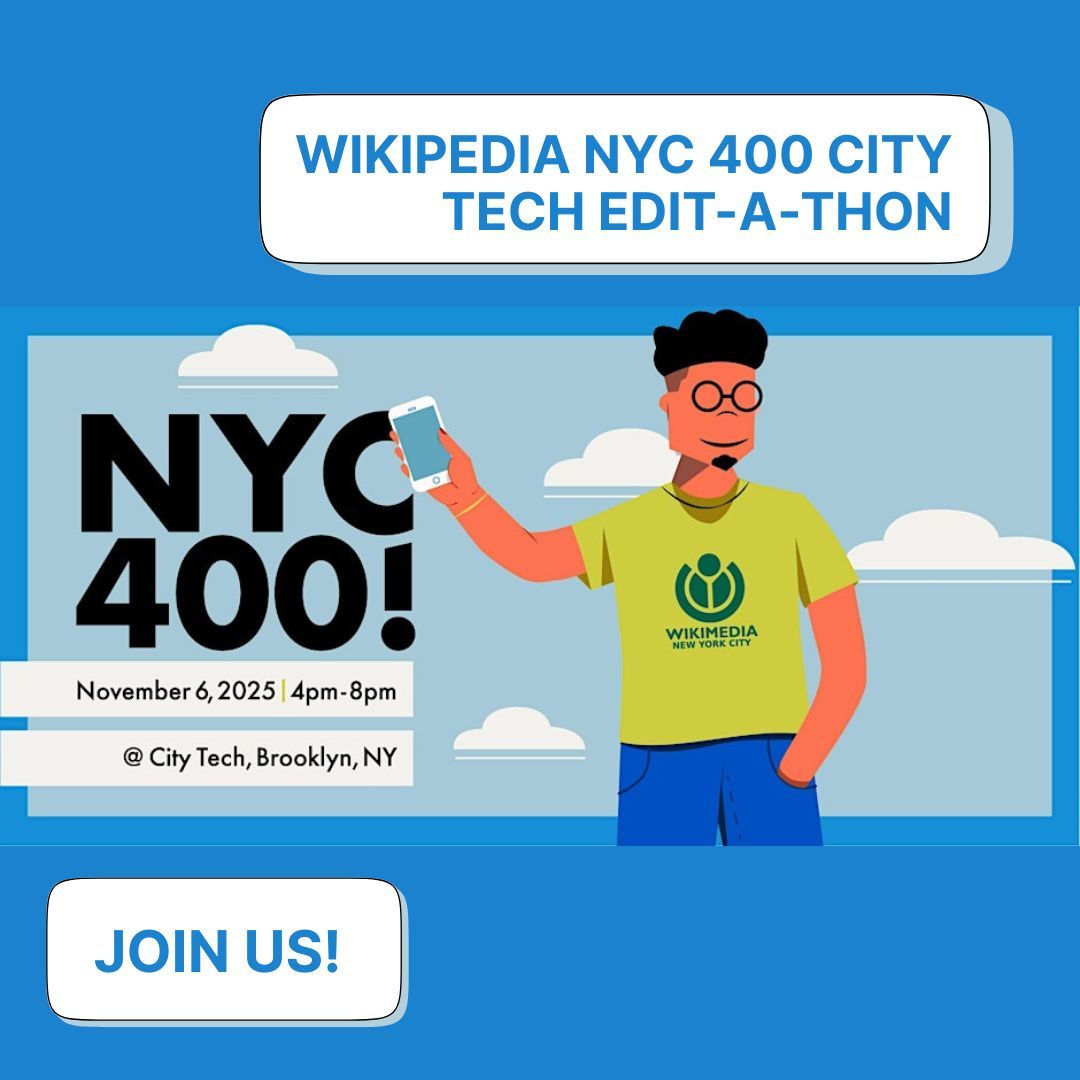 Wikimedia NYC tweet media
