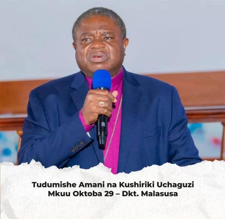 Ningependa kujua kutoka kwa Askofu Malasusa  huo anaoita uchaguzi ni nini? Maana viongozi wa dini tunawaheshimu sana ila kuna wakati huwa mnatutingisha sana kwa kauli zenu zinazochochea uvinjifu wa HAKI. Tuliwaambia amani bila HAKI ni bure, hamkusikia. Haya tuko hapa sasa