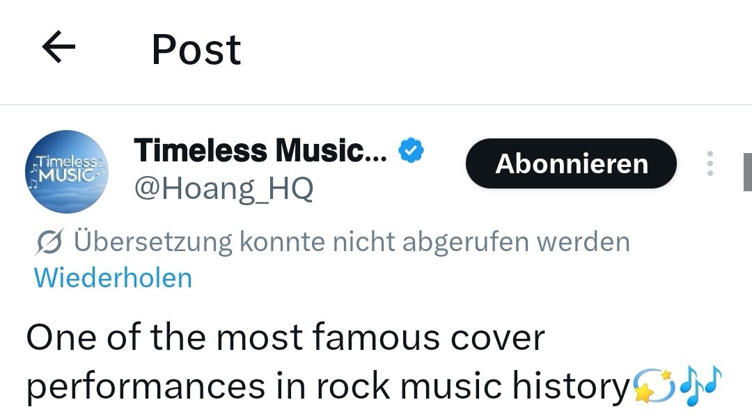 ElasLittleWorld's tweet image. &quot;Hey @X @Support, Übersetzung scheitert bei mir komplett - &apos;Übersetzung kann nicht abgerufen werden&apos; in ALLEN Sprachen (Koreanisch, Thai, Japanisch etc.). Cache gecleared, App neu installiert. Nix hilft! Bugfix when? #XBug #TranslationFailed