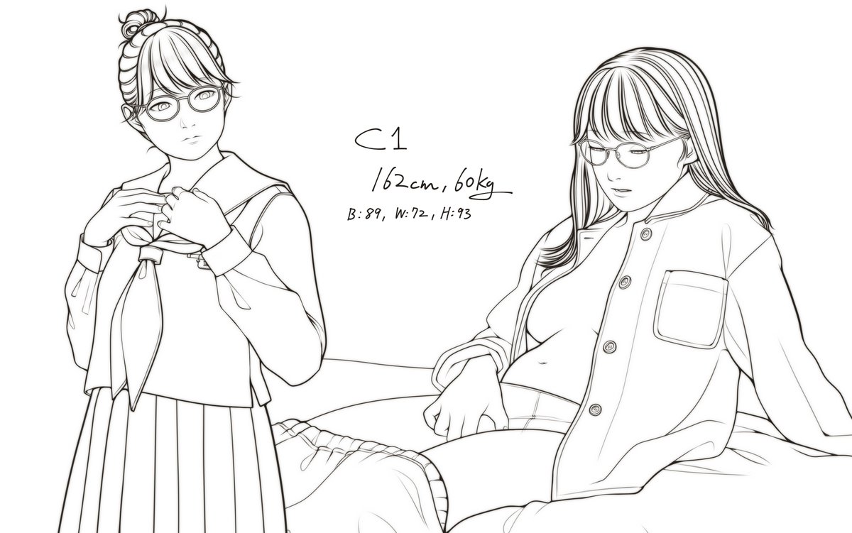 素描放流、C1さん(おおきめ) 