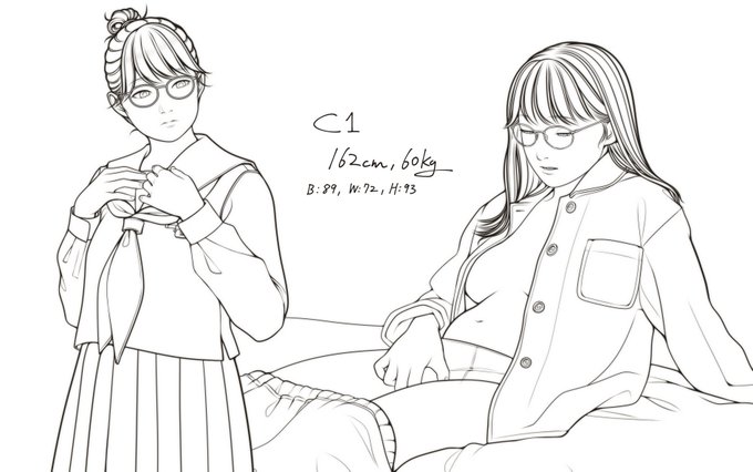 素描放流、C1さん(おおきめ) 