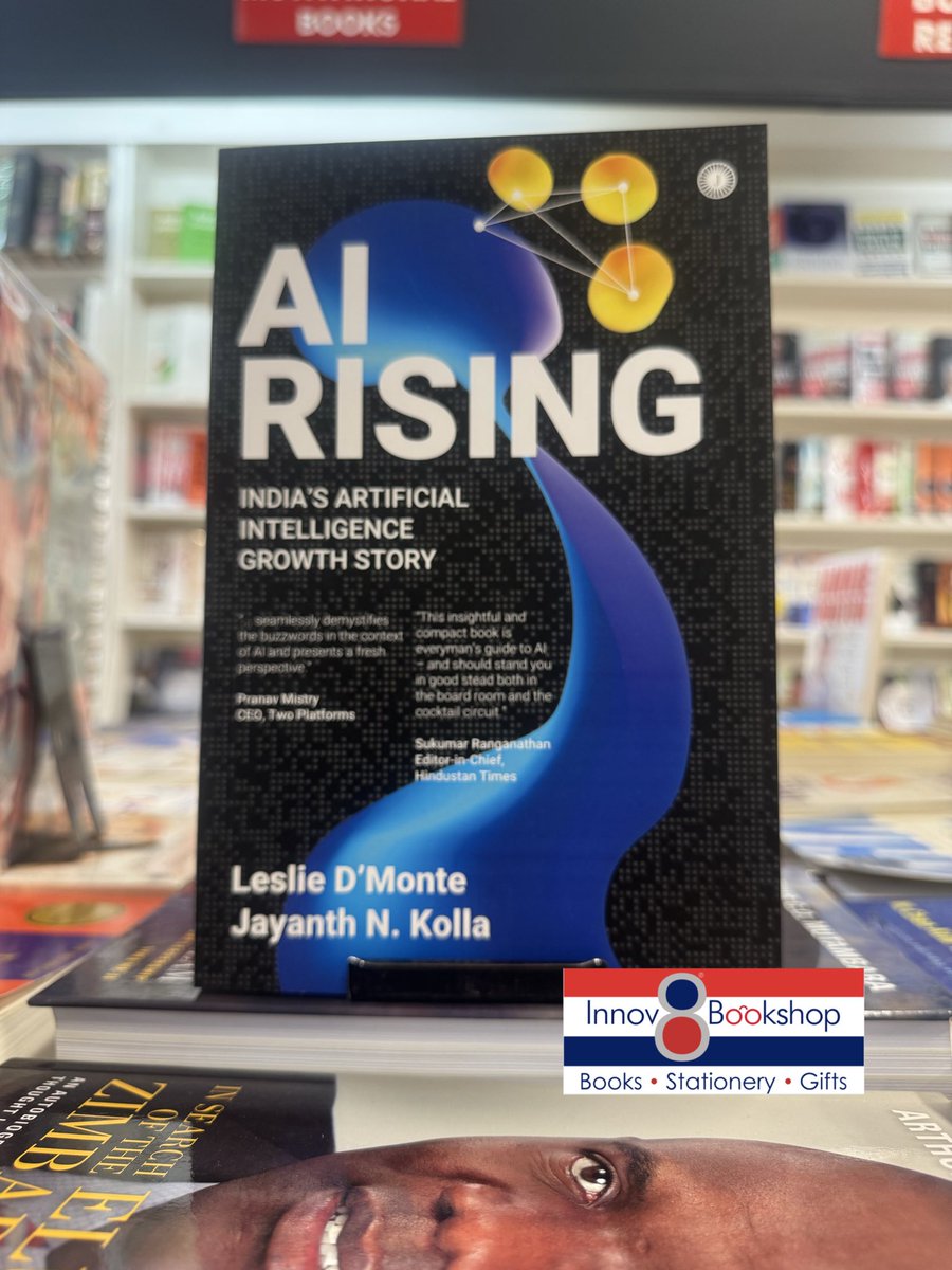 Innov8Bookshop's tweet image. 📚 Double feature  today!
“Competing in the Age of AI” explores strategy when algorithms run the world, while “AI Rising” dives into India’s artificial intelligence growth story. Two perspectives on how AI is reshaping business and nations.

#AI #BusinessStrategy #TechReads
