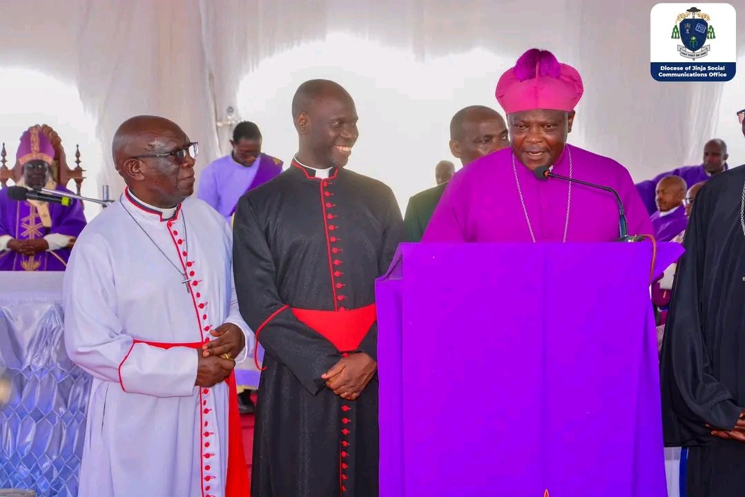 The Rt. Rev. Patrick Wakula Bp of Central Busoga, Rev. Canon Prof. Dr. Grace Lubaale, the Bp elect of Busoga Diocese, Rev. Canon. James Kivunike who represented the Bp of East Busoga &amp; the Representative of Bp Kisitu of the Orthodox Church graced the burial ceremony of Bp Charles