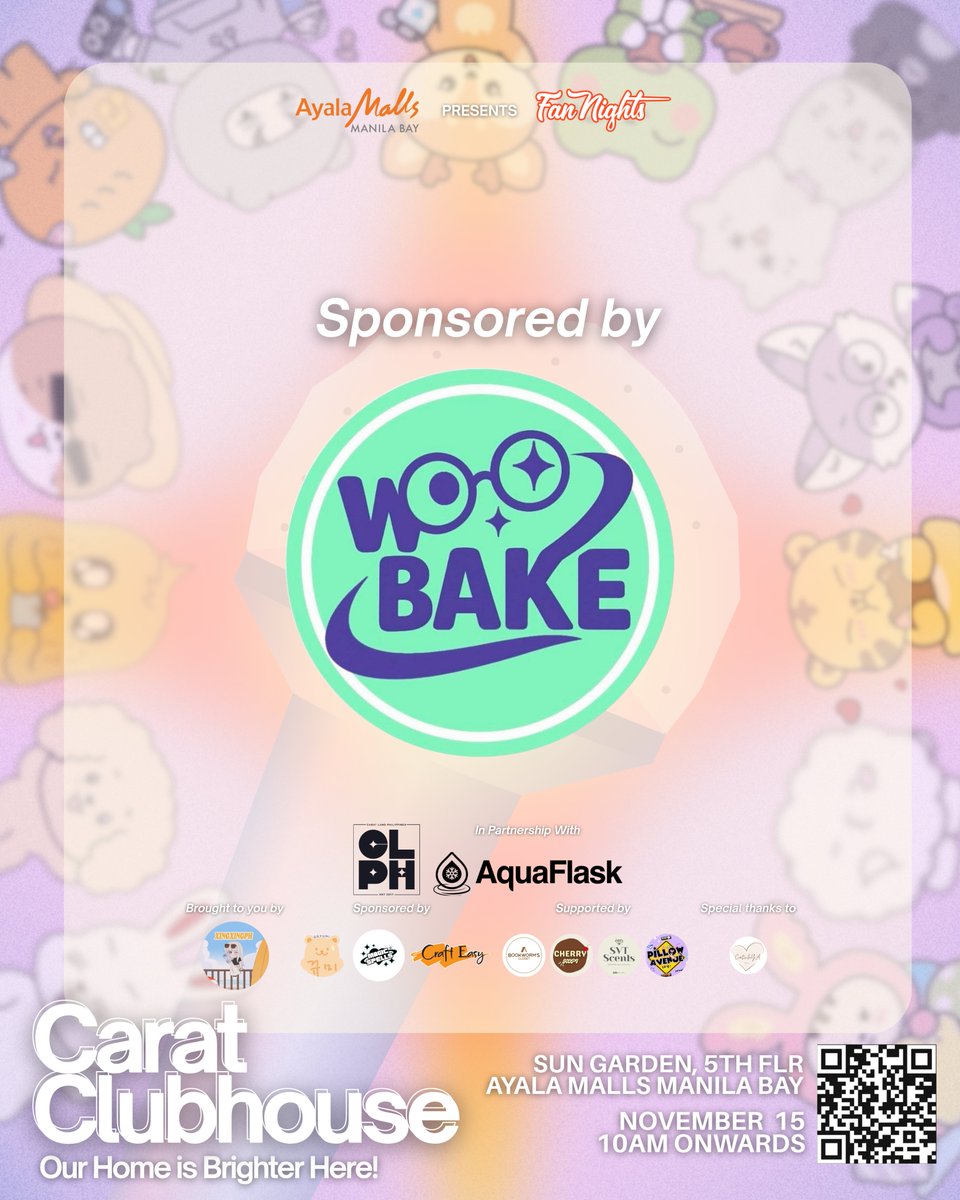 Something sweet has arrived at the Carat Clubhouse! 💕🍪

Meet <a href="/WoobakePH/">Woobake 🍪</a>, home of your next cookie obsession! 💎✨

Known for their specialty baked cookies, each treat is lovingly crafted, baked to perfection, and guaranteed to make every bite feel like a warm hug. 🤎
From chewy