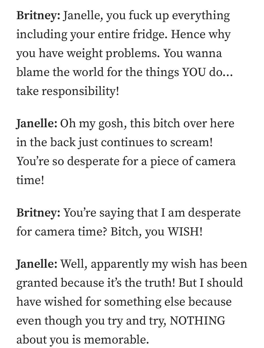 Britney always trying to call me overweight and she’s shaped like a teenage boy no breasts , no ass. Just chest and back! Like girl get back , my body is beautiful and fully developed as it should be babes! Should’ve saved the money on a nose job and got some implants #BBWT