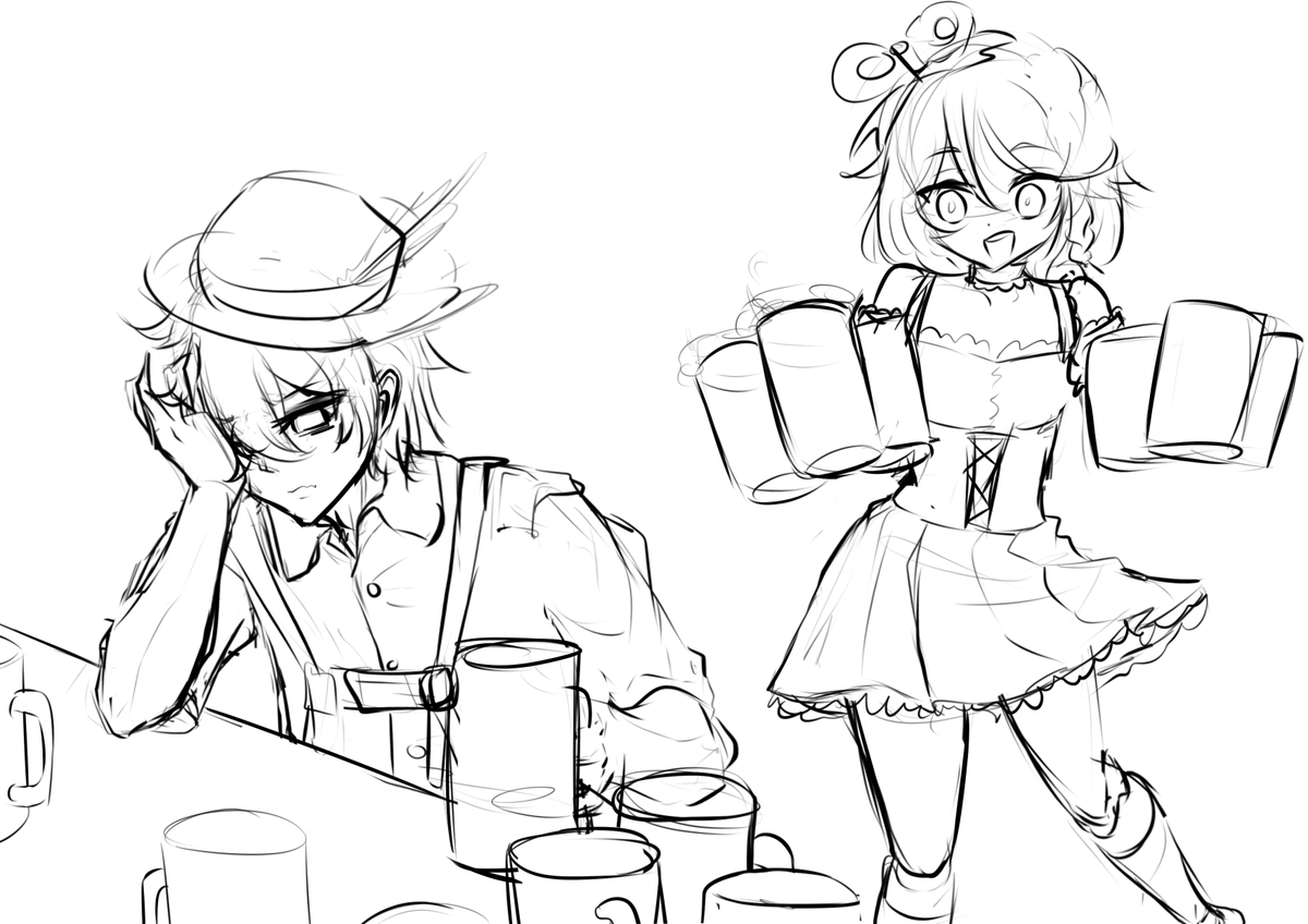 wip_spi's tweet photo. Oktoberfest sketch https://t.co/jBkd1pZqI4