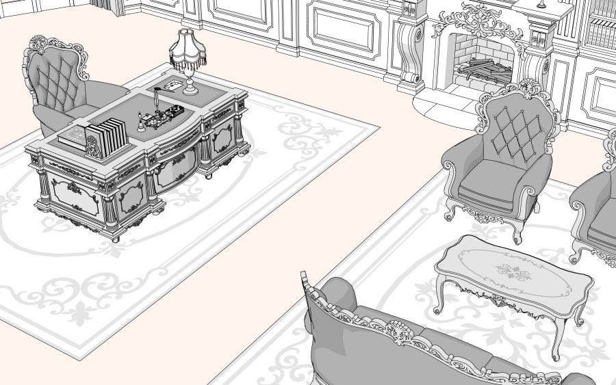 3D 스터디 룸 우아함 ver. 
Study elegant ver. (한정무료 limited-time free) by cli_pose 

assets.clip-studio.com/ko-kr/detail?i… #clipstudio