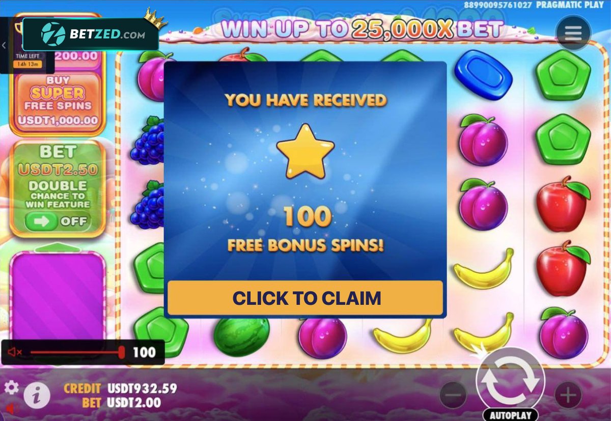 BetzedCom's tweet image. 🎁 Guaranteed No Deposit Bonus — Up to 💯 Free Spins for New Users!
Receive Free Spins by FL #Betzed+ ❤️+🔁 +  UID

@BetzedFreespin #FreeSpins #slot