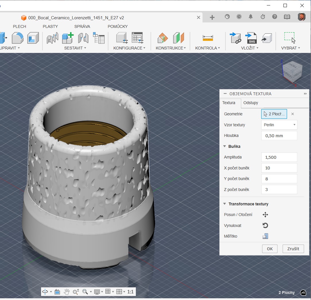 ArkanceCz's tweet image. Podívejte se na několik příkladů nové funkce Objemové textury v #Autodesk #Fusion – můžete ji použít k rychlému a snadnému přidání modifikátorů tvaru k vybraným povrchům, s širokou škálou nastavitelných parametrů.
cadforum.cz/cz/objemove-te… #3D #3Dtisk #CAD #CAD #tip #ARKANCE