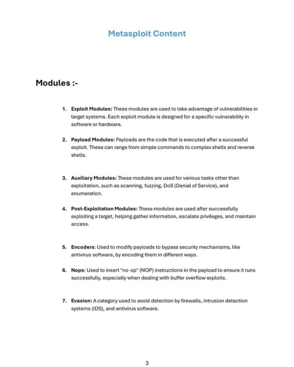 Anastasis_King's tweet image. 🧠 Metasploit – Automate Security Testing Like a Pro 🛡️
Metasploit is one of the most advanced and widely used cybersecurity frameworks for testing and strengthening system defenses. 
#CyberSecurity #Metasploit #EthicalTesting #SecurityFramework #VulnerabilityAssessment