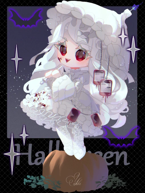 vampire #ハロウィンイラスト2025 #Halloween