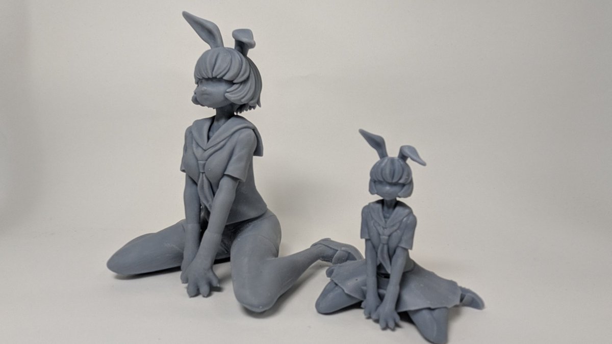 AzurePaddy's tweet image. 2回目仮出力を行いました✨️前回よりも大きく出力しようと思ったら想定より大きくなってしまいました(-_-;)モールドが際立ったのでまぁよしです!
＃WF2026冬