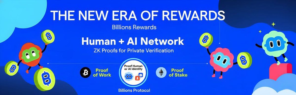 One of the biggest challenges in Web3 is proving you’re real without giving up your privacy.

That’s why I think <a href="/billions_ntwk/">Billions</a>’s approach is getting a lot of attention.
They’re building the Human + AI Network, using ZK proofs to verify real humans privately and securely.

Their
