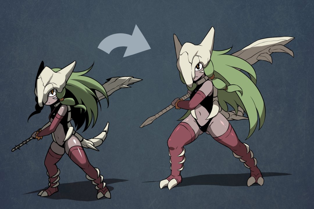 古いやつ描き直し作戦をしてます 