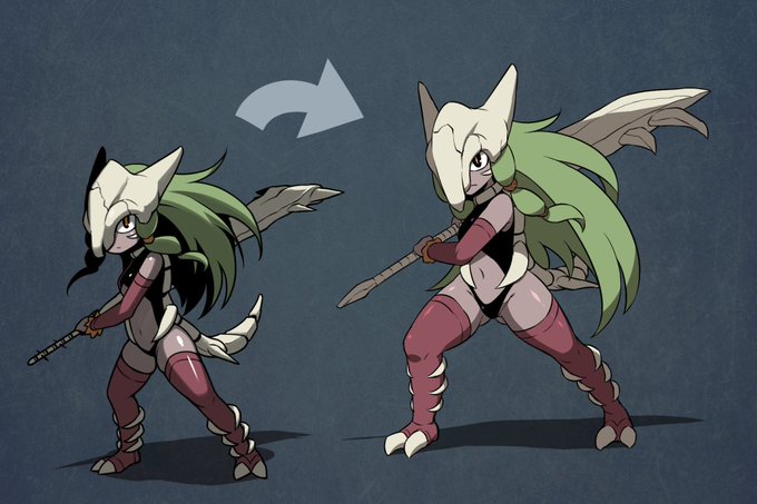 古いやつ描き直し作戦をしてます 