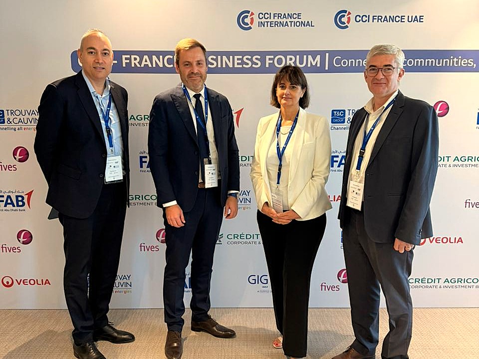 ايجكس في منتدى الأعمال الخليجي الفرنسي 2025

شاركت ايجكس بكل فخر في منتدى الأعمال الخليجي–الفرنسي 2025، الذي جمع أكثر من 270 مشاركًا من كلا المنطقتين — من قادة الأعمال وصانعي السياسات والمبتكرين الذين يشكلون مستقبل التجارة والترابط الاقتصادي.

وقد شاركت ناتالي أمييل–فيرو، الرئيس