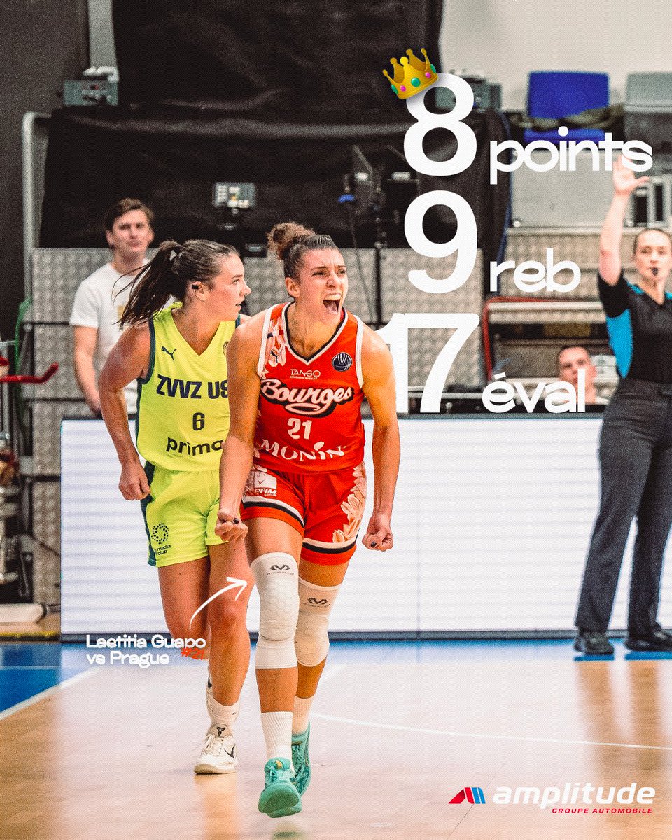 BourgesBasket's tweet photo. Nos MVPs face à Prague ! 😎

👊 Laeti, Kadi, Tima... et toute une équipe !

#FiertéTango https://t.co/DI42BDC6XJ
